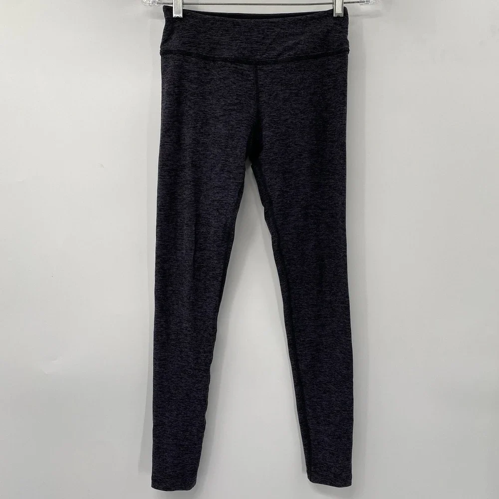 Beyond Yoga Leggings Women XS Charcoal Space Dye High Waisted Full Length Active